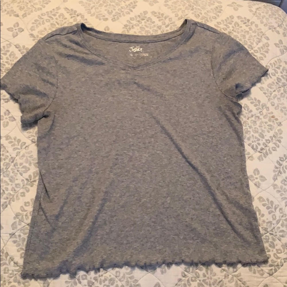 Justice ribbed top